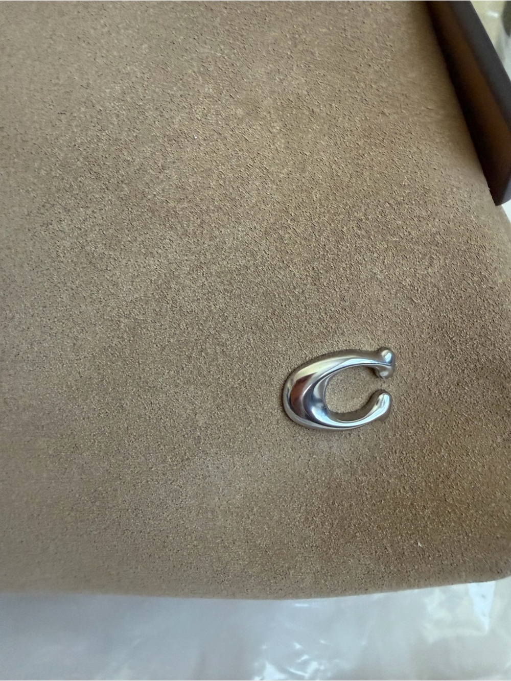 Coach Peanut  Suede Lana 23 Satchel NWT HTF - Picture 11 of 17